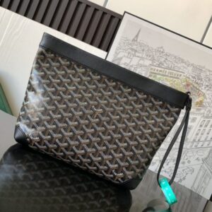 Replica Goyard Conti Pouch Black - authentic-look luxury purse replica