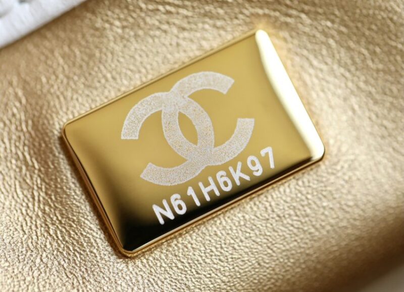 Replica CHANEL CF 20 cm Golden Ball White - elite superclone designer purse