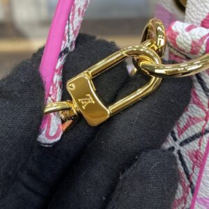 Replica Louis Vuitton Nano Noe White Pink - elite superclone designer purse