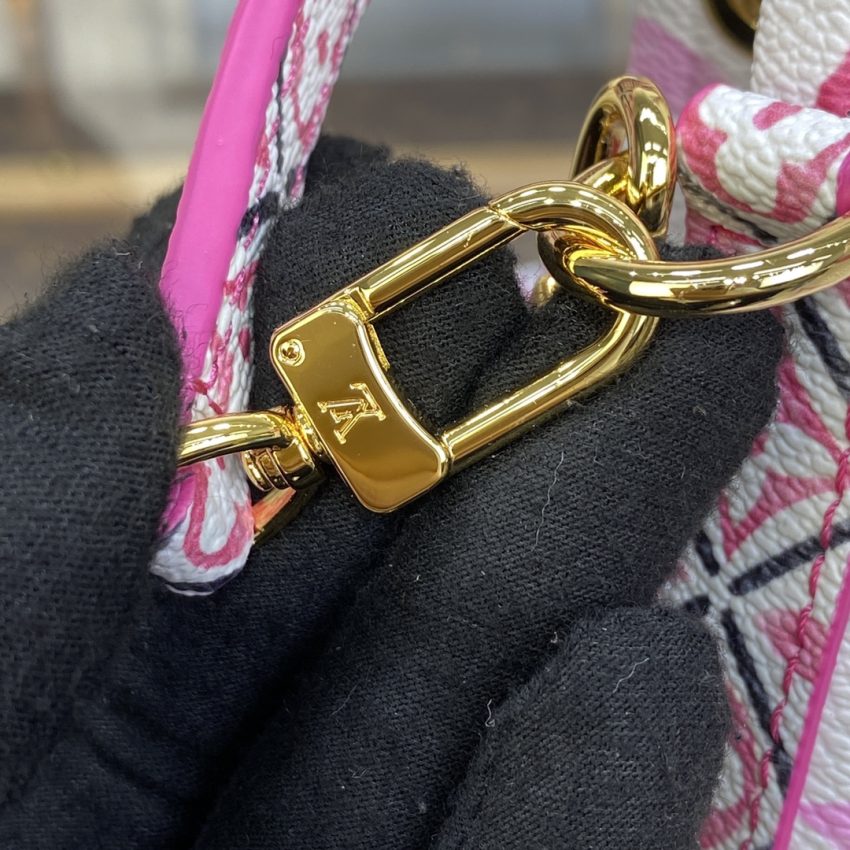 Replica Louis Vuitton Nano Noe White Pink - elite superclone designer purse