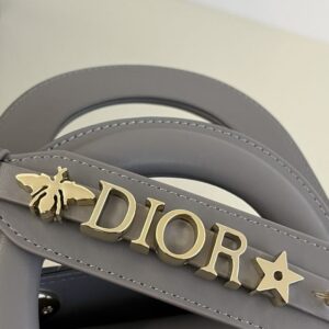 Replica Lady Dior Grey ABC - top-rated replica designer bag