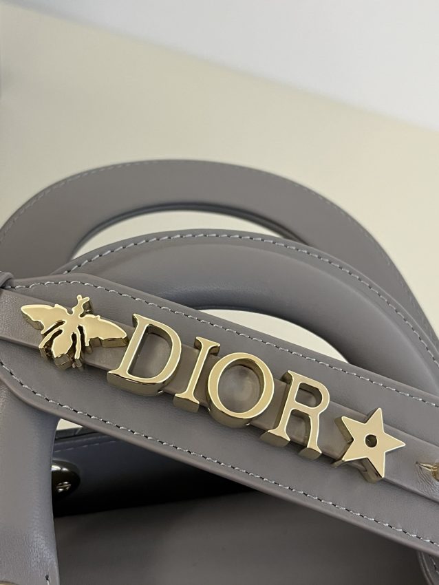 Replica Lady Dior Grey ABC - top-rated replica designer bag