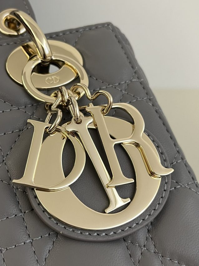 Replica Lady Dior Grey ABC - best-selling designer handbag dupe