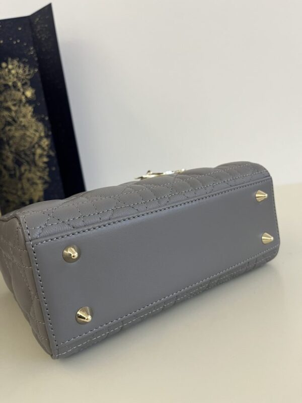 Replica Lady Dior Grey ABC - top-rated replica designer bag