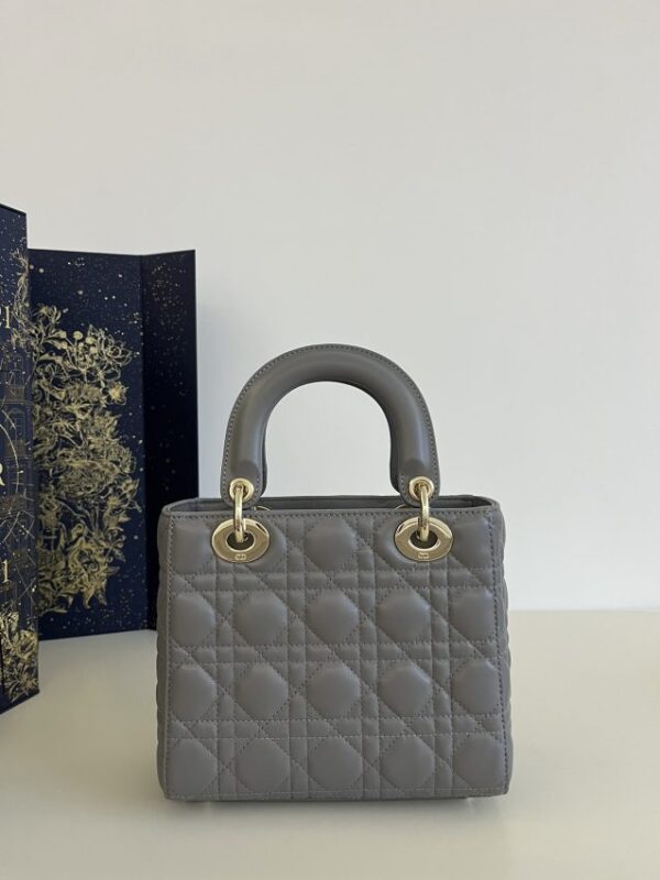 Replica Lady Dior Grey ABC - elite superclone designer purse