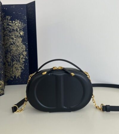 Replica Dior Signature Top Handle Black - elite superclone designer purse