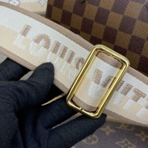 Replica Louis Vuitton Speedy Bandouliere 20 Brown Grid - near-authentic luxury replica handbag