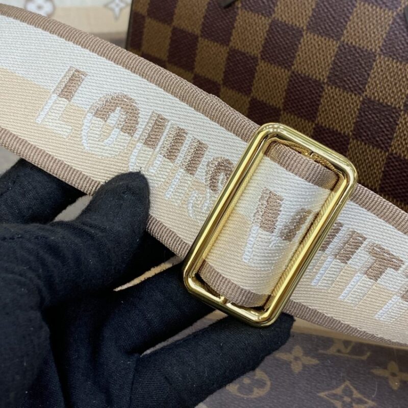 Replica Louis Vuitton Speedy Bandouliere 20 Brown Grid - near-authentic luxury replica handbag