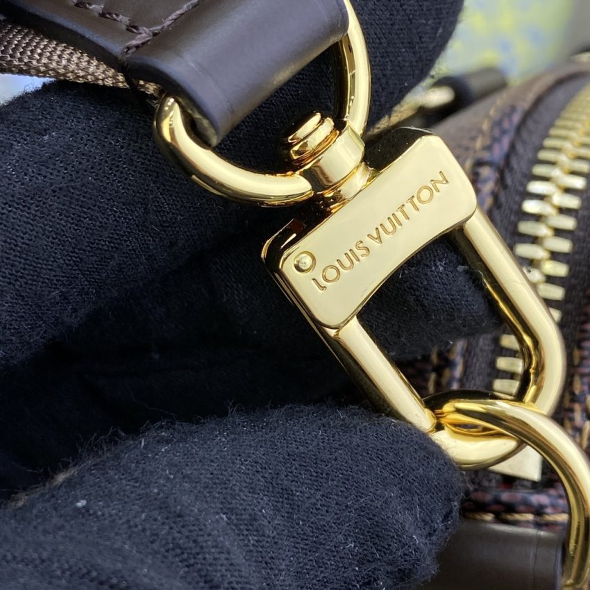 Replica Louis Vuitton Speedy Bandouliere 20 Brown Grid - realistic designer-inspired fake bag