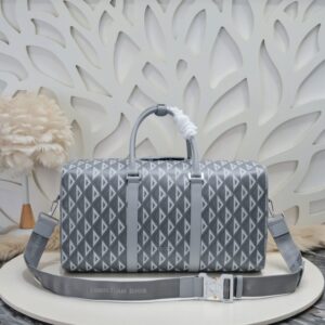 Replica Dior Lingot 50 Diamond Grey - near-authentic luxury replica handbag