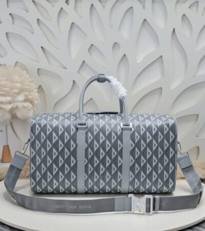 Replica Dior Lingot 50 Diamond Grey - near-authentic luxury replica handbag
