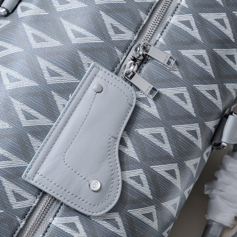 Replica Dior Lingot 50 Diamond Grey - authentic-look luxury purse replica