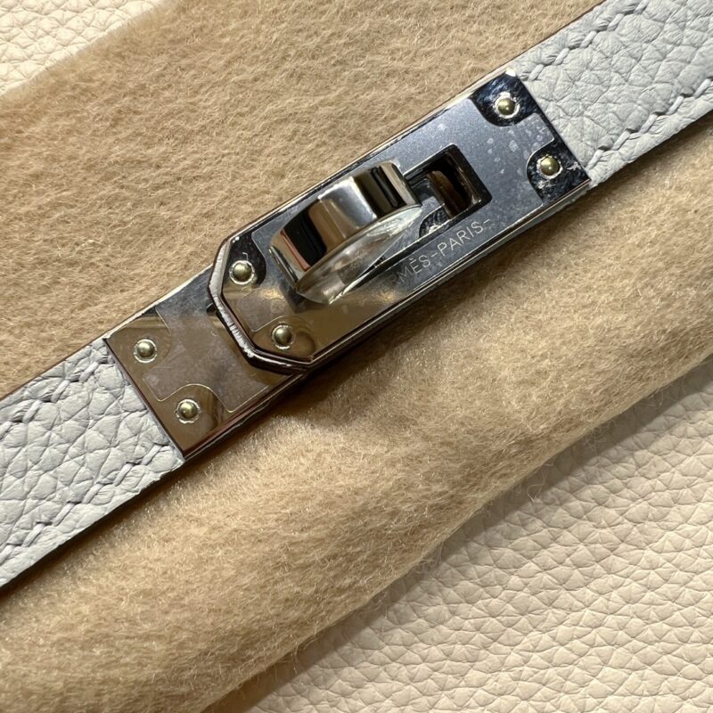 Replica Hermes Birkin Haze Blue Cream White - elite superclone designer purse