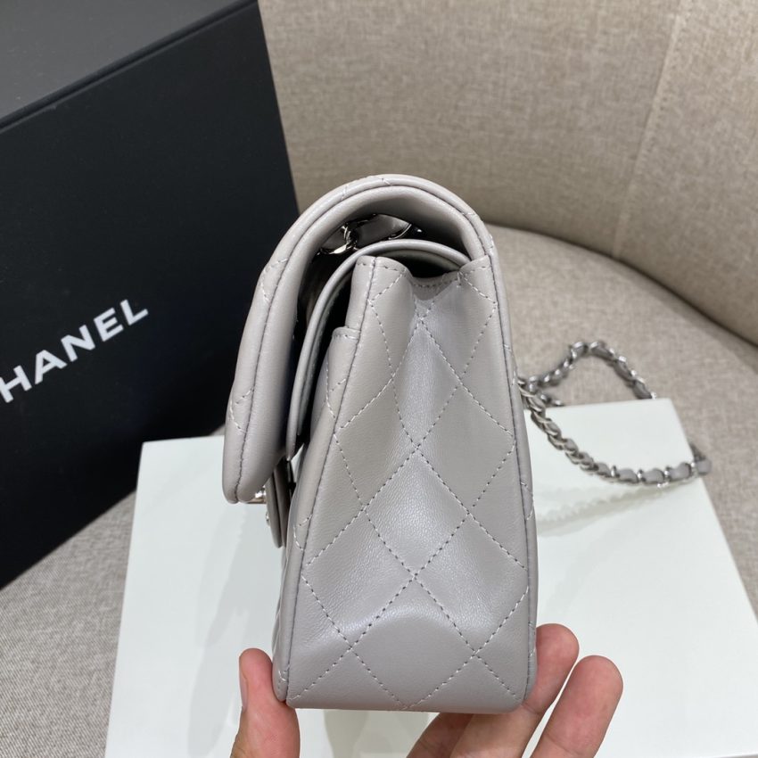 Replica CHANEL Classic Flap 23cm Dove Grey - top-rated replica designer bag
