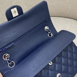 Replica CHANEL Classic Flap 25cm Sea Blue - near-authentic luxury replica handbag