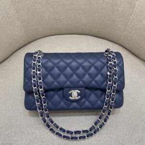 Replica CHANEL Classic Flap 25cm Sea Blue - best-selling designer handbag dupe