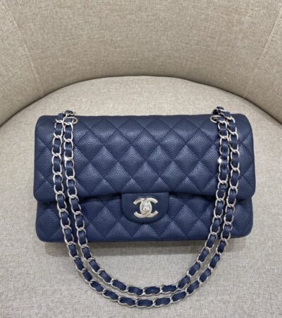 Replica CHANEL Classic Flap 25cm Sea Blue - best-selling designer handbag dupe