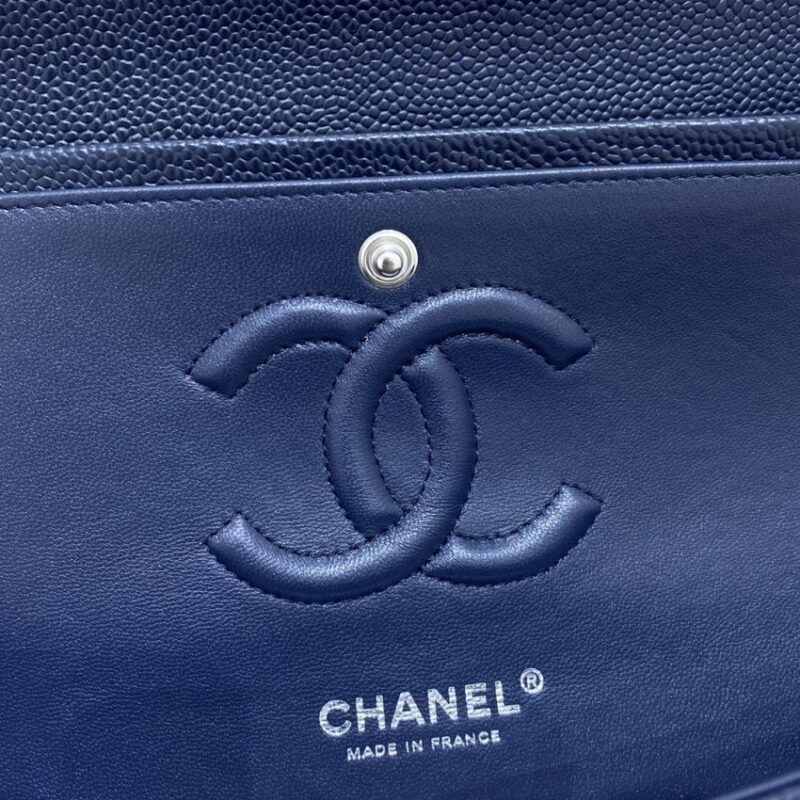 Replica CHANEL Classic Flap 25cm Sea Blue - top-rated replica designer bag