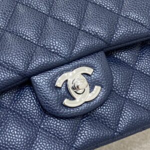 Replica CHANEL Classic Flap 25cm Sea Blue - top-rated replica designer bag