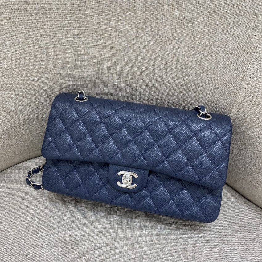 Replica CHANEL Classic Flap 25cm Sea Blue - premium-grade designer purse dupe