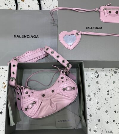 Replica Balenciaga Le Cagole Pink - premium 1:1 fake handbag model