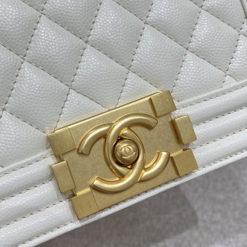 Replica CHANEL Le Boy White - premium-grade designer purse dupe