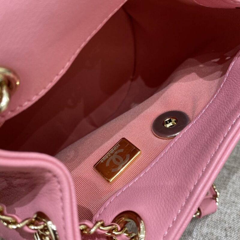 Replica CHANEL 23A Backpack Small Pink - 1:1 designer replica handbag