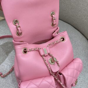 Replica CHANEL 23A Backpack Small Pink - top-rated replica designer bag