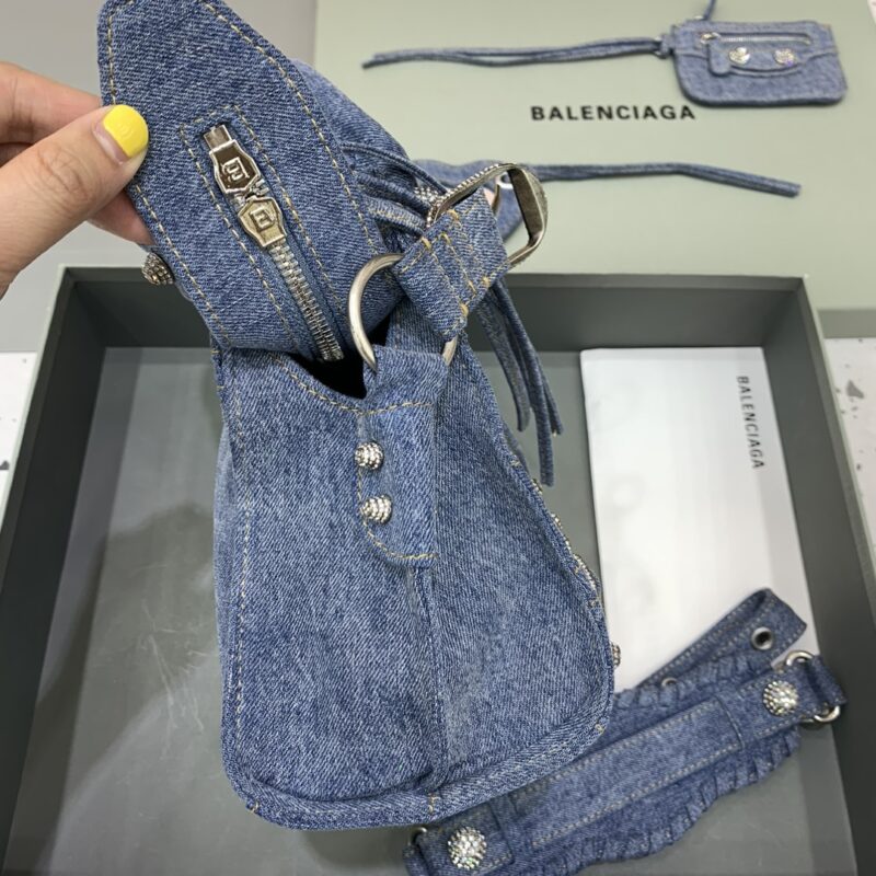 Replica Balenciaga Le City Denim - authentic-look luxury purse replica