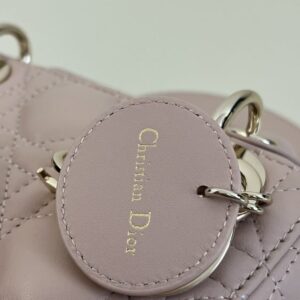 Replica Lady Dior Mini Pale Pink - high-quality designer bag clone