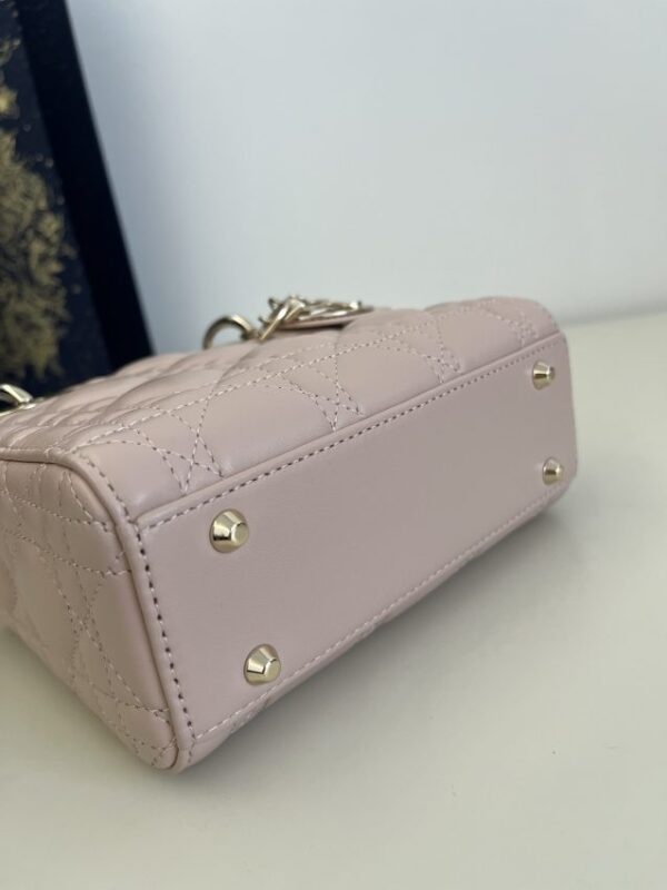 Replica Lady Dior Mini Pale Pink - high-accuracy replica luxury purse