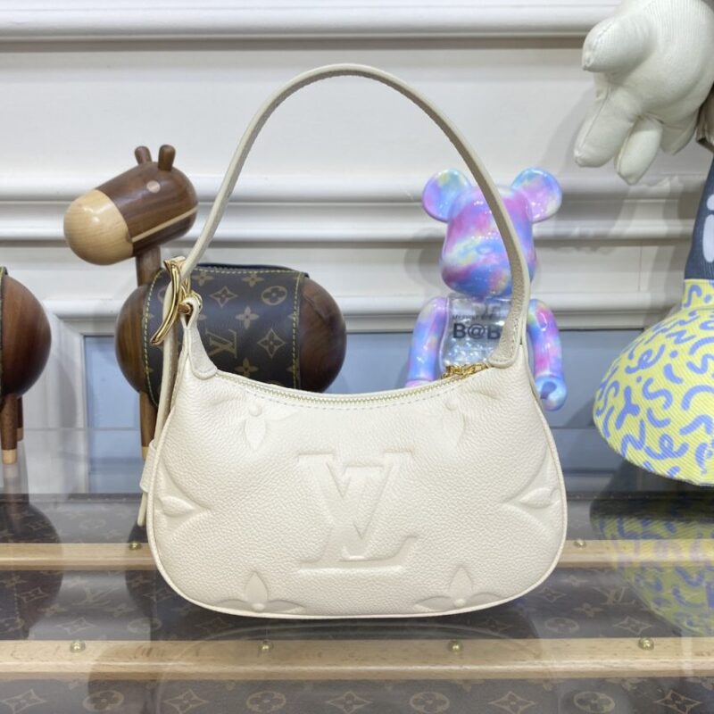 Replica Louis Vuitton Mini Moon White - authentic-look luxury purse replica