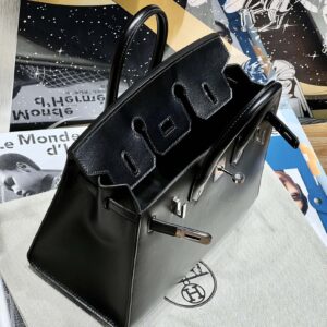 Replica Hermes Birkin Black Box - top-tier luxury replica shoulder bag
