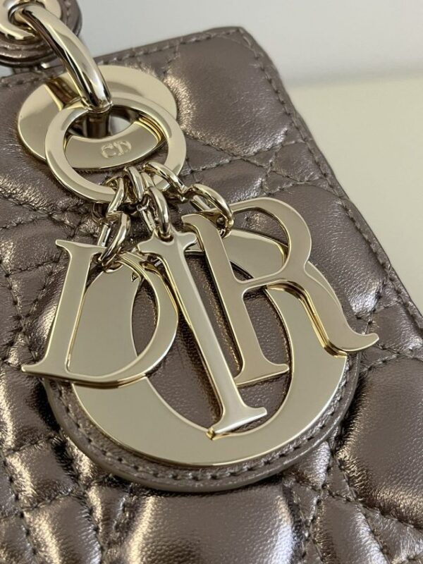 Replica Lady Dior Golden Metallic ABC - best-selling designer handbag dupe