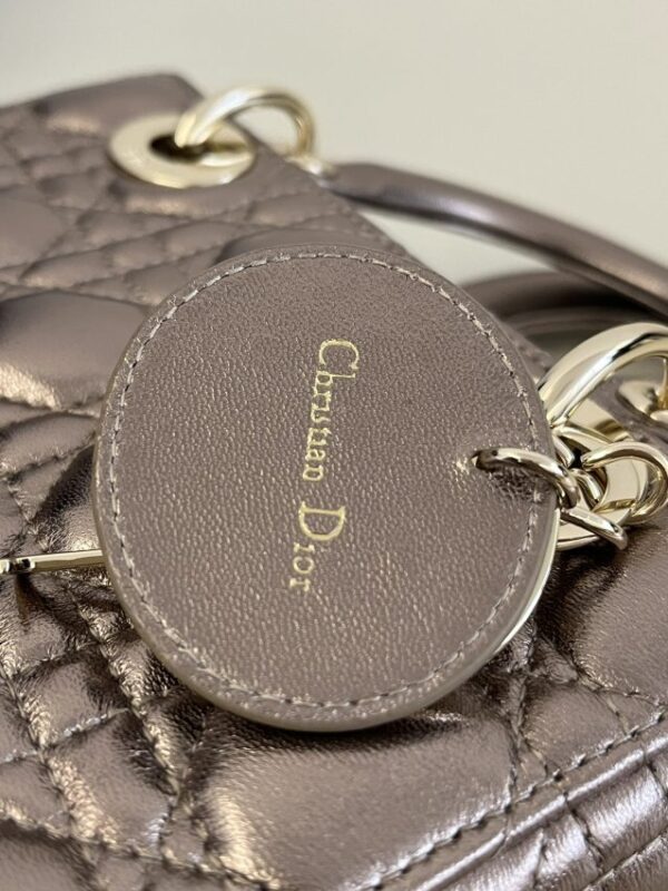 Replica Lady Dior Golden Metallic ABC - top-rated replica designer bag