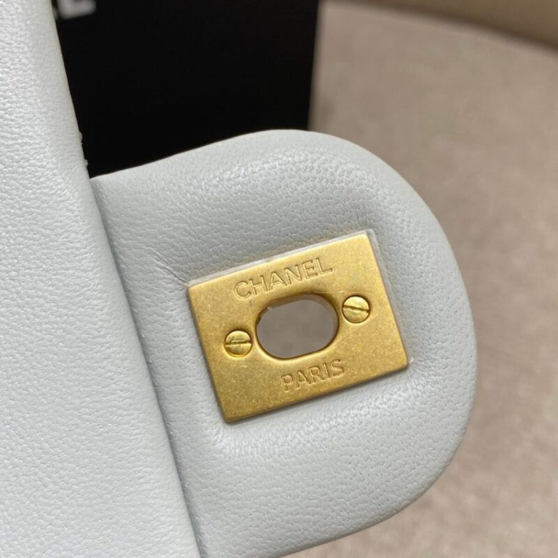 Replica CHANEL Camellia Flap Light Blue - best-selling designer handbag dupe