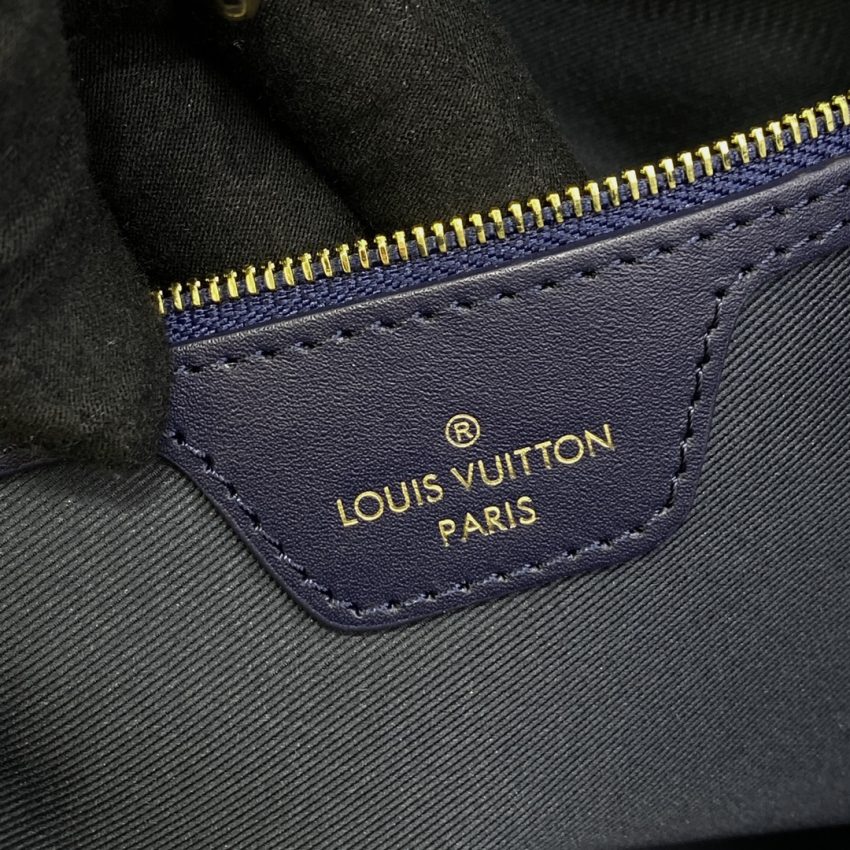 Replica Louis Vuitton Neverfull MM Denim Blue - high-accuracy replica luxury purse