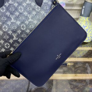 Replica Louis Vuitton Neverfull MM Denim Blue - high-accuracy replica luxury purse