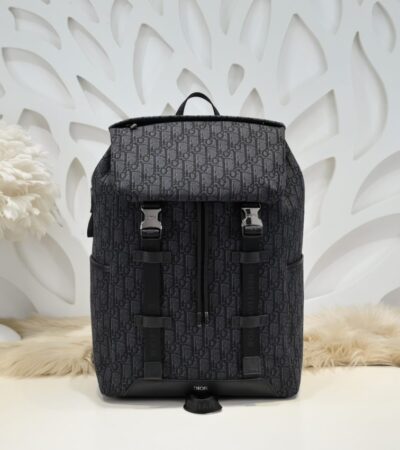 Replica DIOR Explorer Backpack Black - high-end fake designer purse