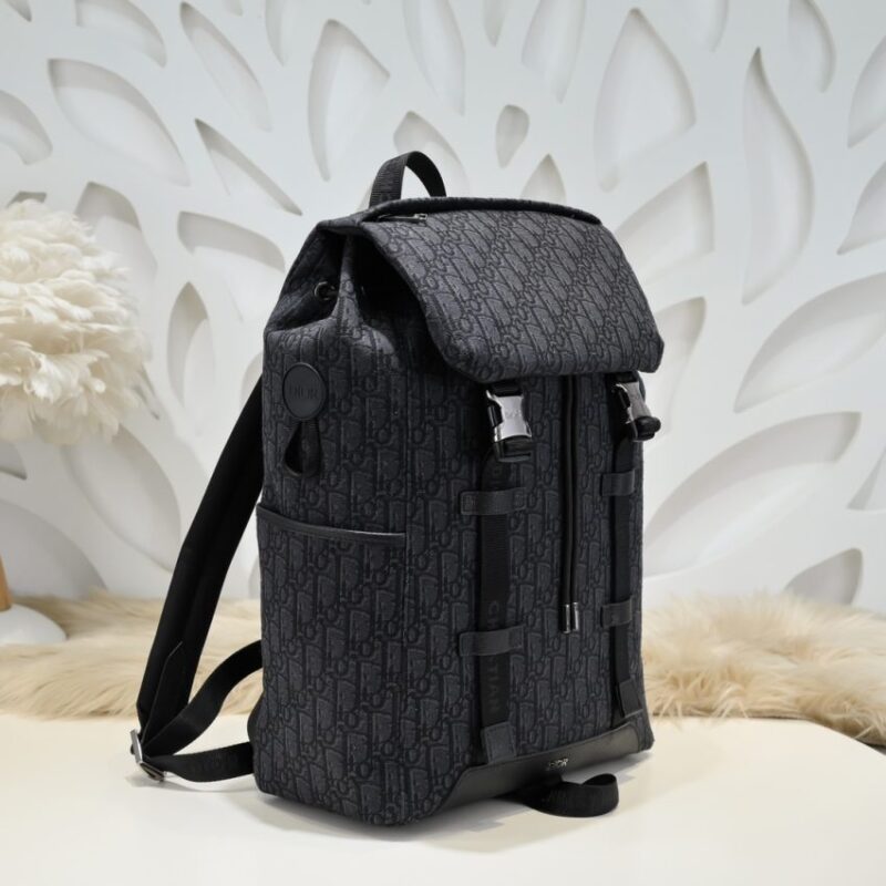 Replica DIOR Explorer Backpack Black - high-quality designer bag clone