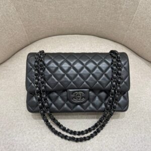 Replica CHANEL Classic Flap 25cm All Black - realistic designer-inspired fake bag