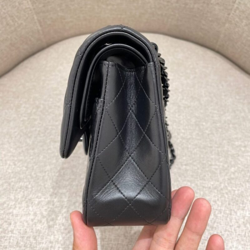 Replica CHANEL Classic Flap 25cm All Black - ultra-realistic fake designer tote