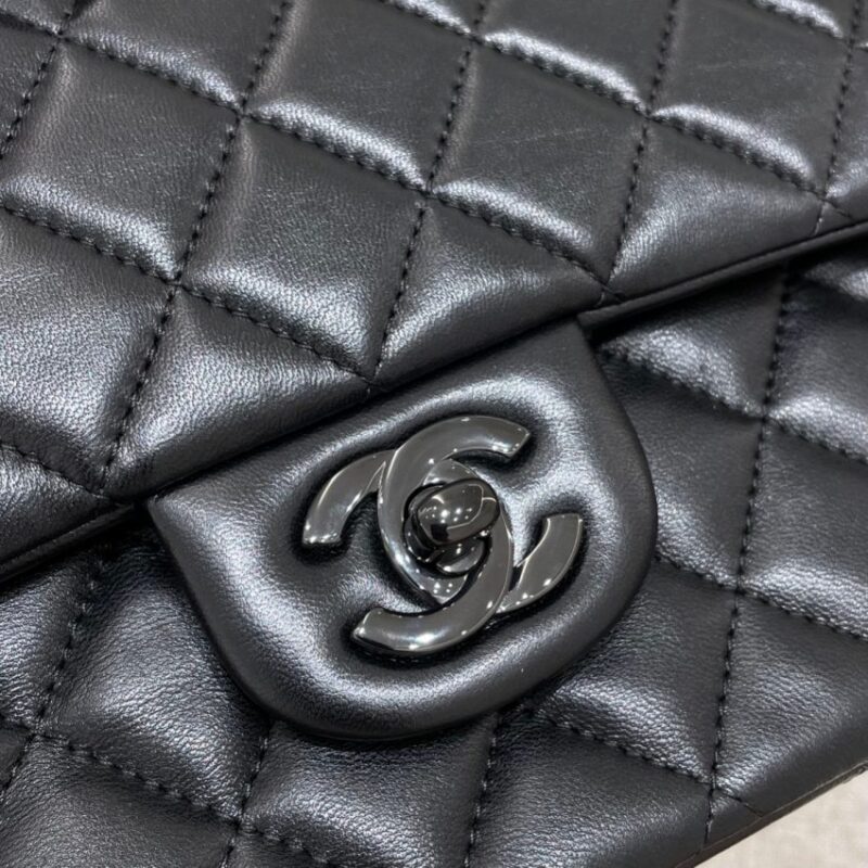 Replica CHANEL Classic Flap 25cm All Black - 1:1 designer replica handbag