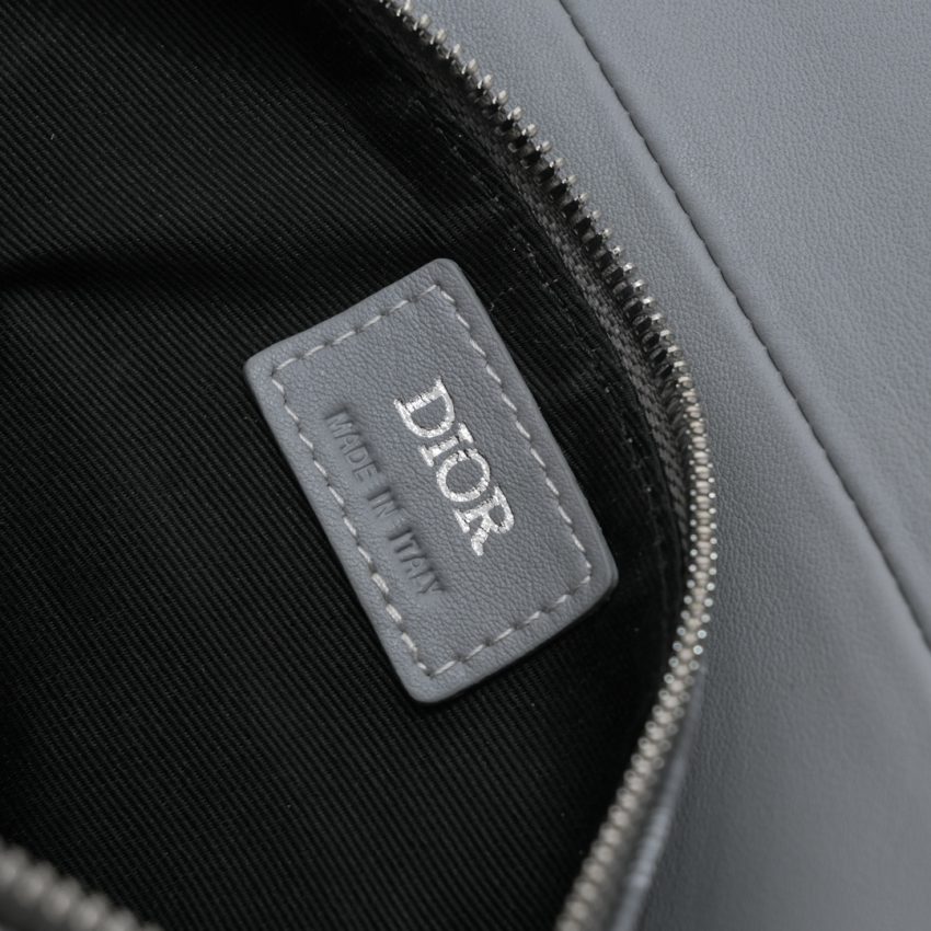 Replica Dior Saddle Bag Diamong Grey - top-tier luxury replica shoulder bag