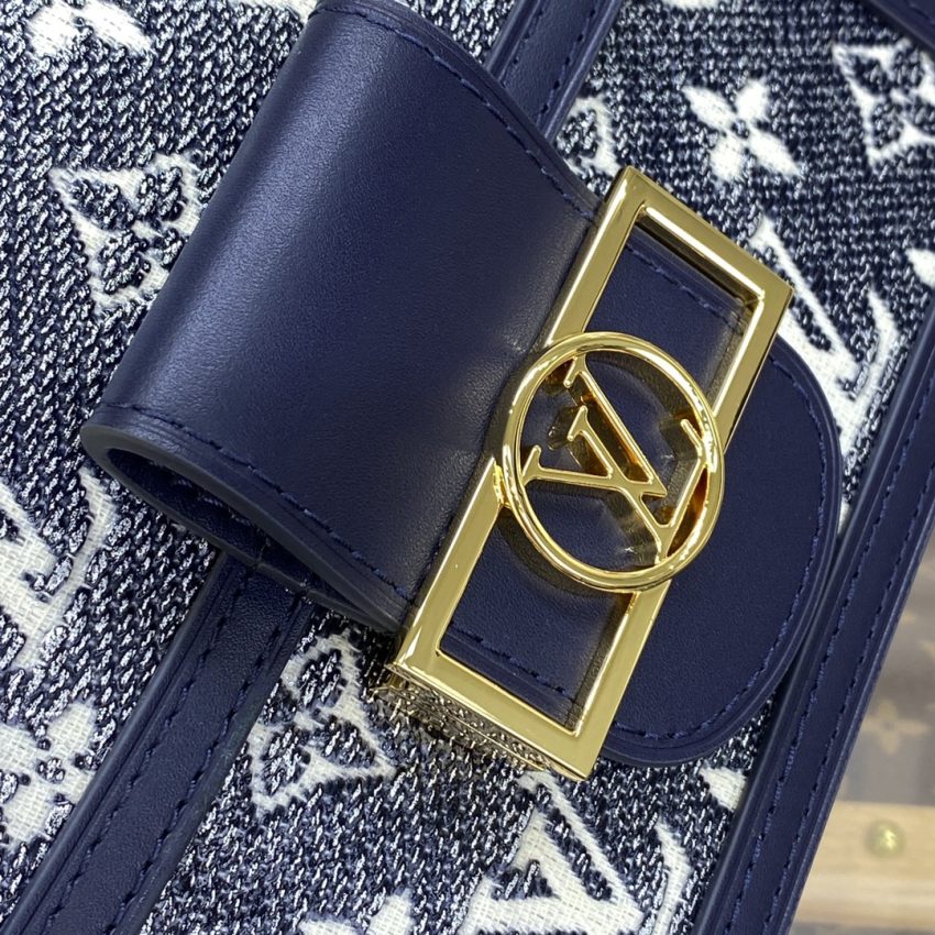 Replica Louis Vuitton Dauphine Mini Blue - high-end fake designer purse