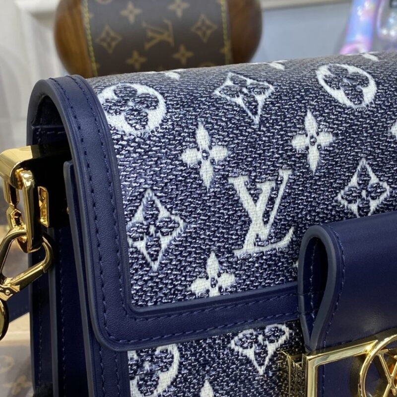 Replica Louis Vuitton Dauphine Mini Blue - best-selling designer handbag dupe