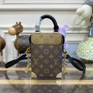 Replica Louis Vuitton Camera Box Brown - top-tier luxury replica shoulder bag