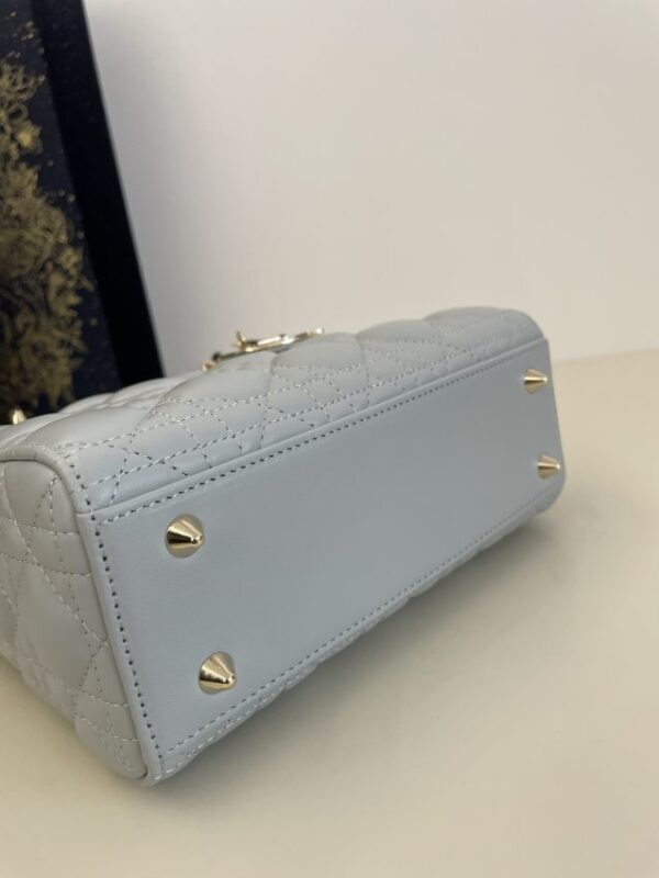 Replica Lady Dior Sky Blue ABC - high-quality designer bag clone