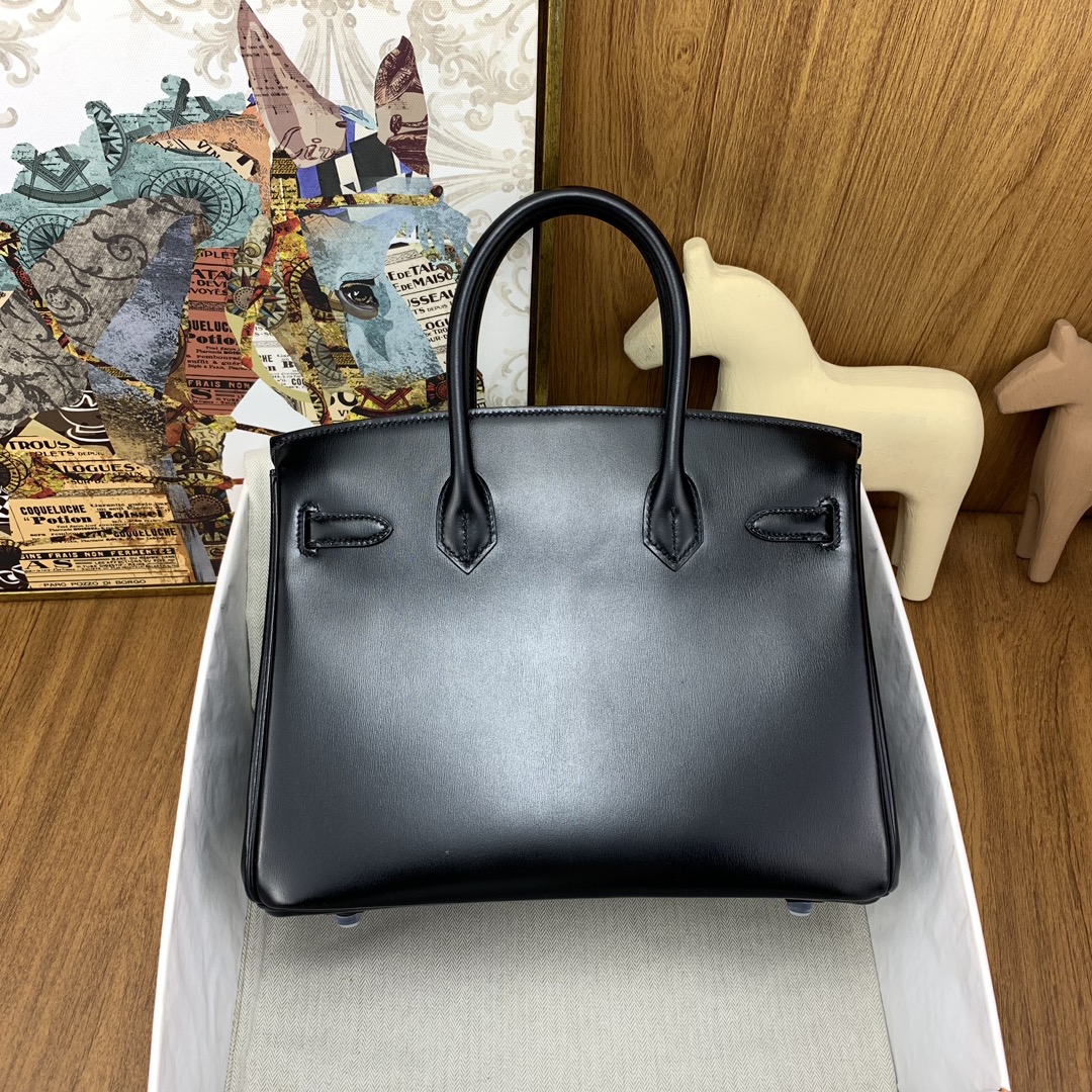 Replica Hermes Birkin Royal Box Black - realistic designer-inspired fake bag