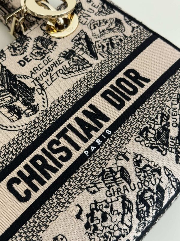 Replica Lady Dior D-Lite Beige Paris - best quality luxury bag dupe